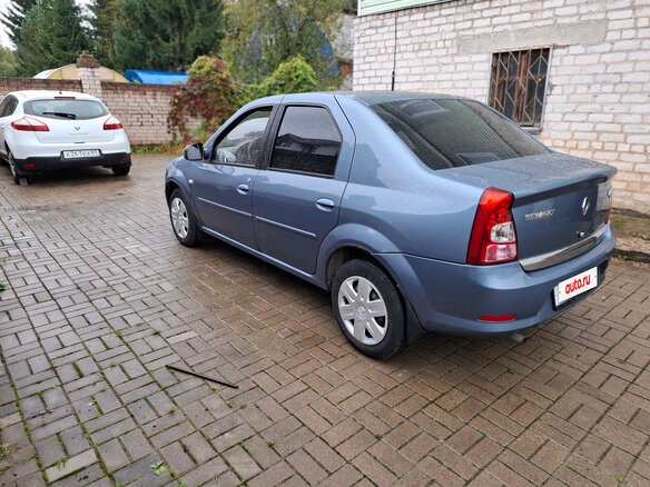 2010 Renault Logan I Рестайлинг, синий, 385000 рублей - вид 5