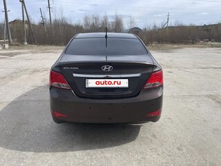 2016 Hyundai Solaris I Рестайлинг, коричневый, 1150000 рублей, вид 4