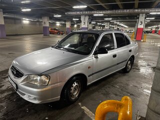 2008 Hyundai Accent ТагАЗ II, серебристый, 300000 рублей, вид 1