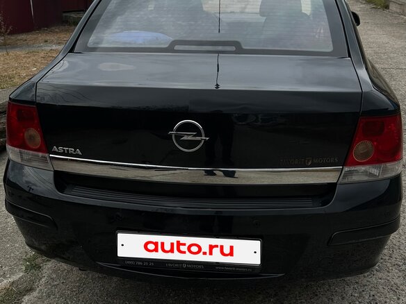 2012 Opel Astra H Рестайлинг, чёрный - вид 5
