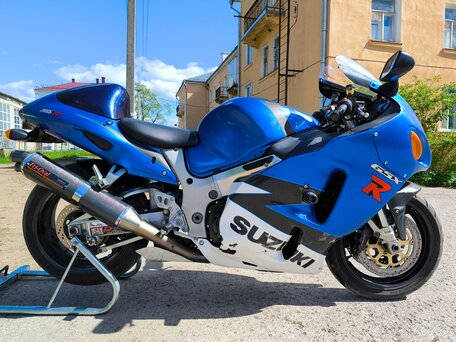 2000 Suzuki GSX 1300 R Hayabusa, синий, 555000 рублей, вид 1