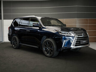 2017 Lexus LX 570 III Рестайлинг 2, синий, 7900000 рублей, вид 4