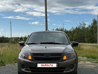 2013 Lada (ВАЗ) Granta I, коричневый, 390000 рублей, вид 4