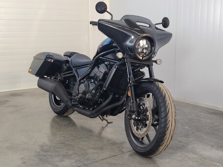 2023 Honda CMX 1100 Rebel, чёрный, 999000 рублей, вид 2