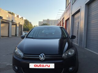 2009 Volkswagen Golf VI, чёрный, 850000 рублей, вид 2