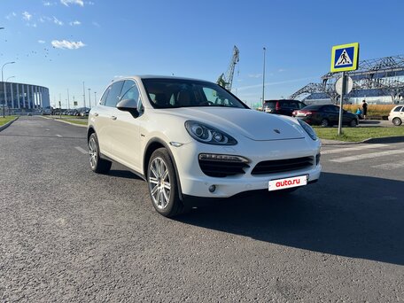 2010 Porsche Cayenne S Hybrid II (958), белый, 1499000 рублей, вид 2