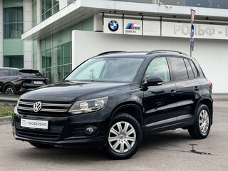 2014 Volkswagen Tiguan I Рестайлинг, чёрный, 1397000 рублей, вид 1