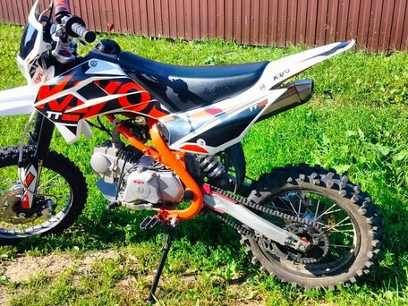 2024 Kayo Basic TT125EM, оранжевый, 70000 рублей, вид 2