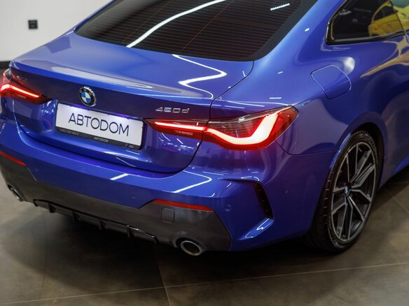 2021 BMW 4 серии 420d xDrive G22, G23, G26, синий - вид 16