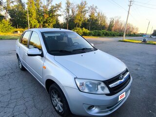 2013 Lada (ВАЗ) Granta I, серебристый, 380000 рублей, вид 3
