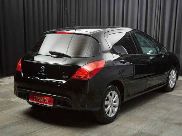 2012 Peugeot 308 I Рестайлинг, чёрный, 747000 рублей - вид 3