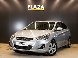 2011 Hyundai Solaris I, голубой, 845000 рублей, вид 1
