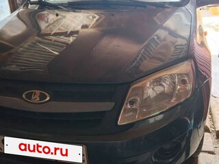 2014 Lada (ВАЗ) Granta I, серебристый, 480000 рублей, вид 2
