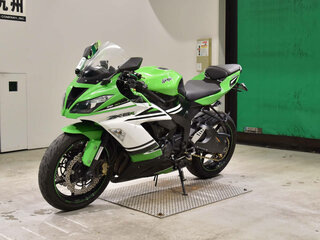 2015 Kawasaki ZX-6R Ninja, зелёный, 725000 рублей, вид 4