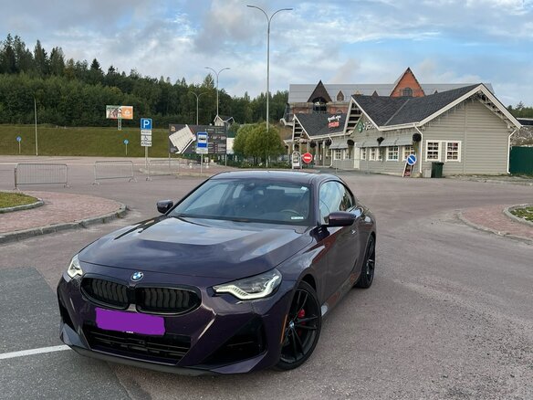 2022 BMW 2 серии 230i G42, фиолетовый, 3000000 рублей - вид 3