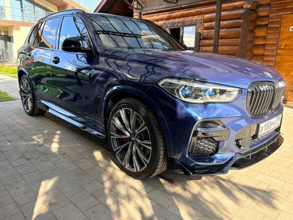 2021 BMW X5 40i IV (G05/G18), синий, 7700000 рублей - вид 15