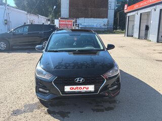 2018 Hyundai Solaris II, чёрный, 950000 рублей, вид 1