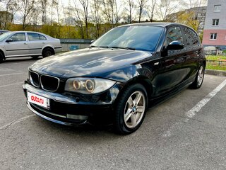 2008 BMW 1 серии 118i I (E81/E82/E87/E88) Рестайлинг, чёрный, 655000 рублей, вид 1