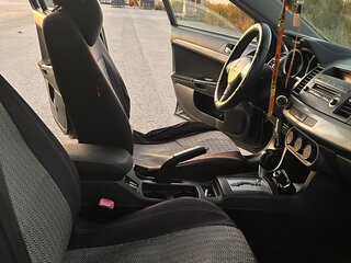 2011 Mitsubishi Lancer X Рестайлинг, чёрный, 650000 рублей, вид 4