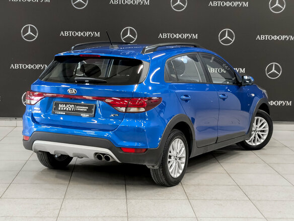2018 Kia Rio X-Line IV, синий, 1535000 рублей - вид 4