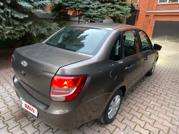 2016 Lada (ВАЗ) Granta I, серебристый, 575000 рублей - вид 5