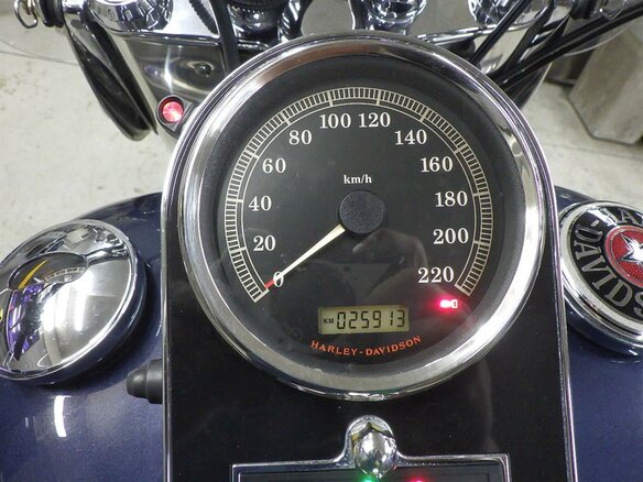 2007 Harley-Davidson Softail Deluxe, синий, 859000 рублей - вид 6