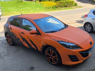 2009 Mazda 3 II (BL), оранжевый, 820000 рублей, вид 3