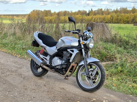 1998 Kawasaki ER-5, серебристый, 165000 рублей, вид 2