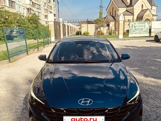 2020 Hyundai Elantra VII (CN7), синий, 1735000 рублей, вид 1