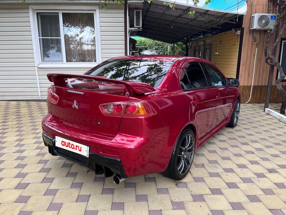 2007 Mitsubishi Lancer X, красный, 1280000 рублей - вид 4