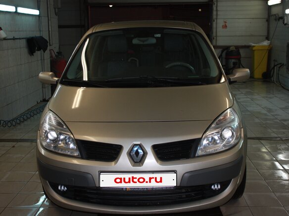 2008 Renault Scenic II Рестайлинг, бежевый, 585000 рублей - вид 2