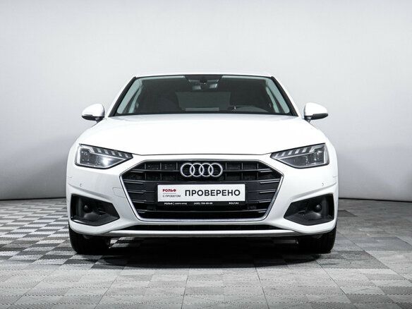2021 Audi A4 35 TFSI V (B9) Рестайлинг, белый, 3100000 рублей - вид 1