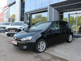 2012 Volkswagen Golf VI, чёрный, 730000 рублей, вид 1