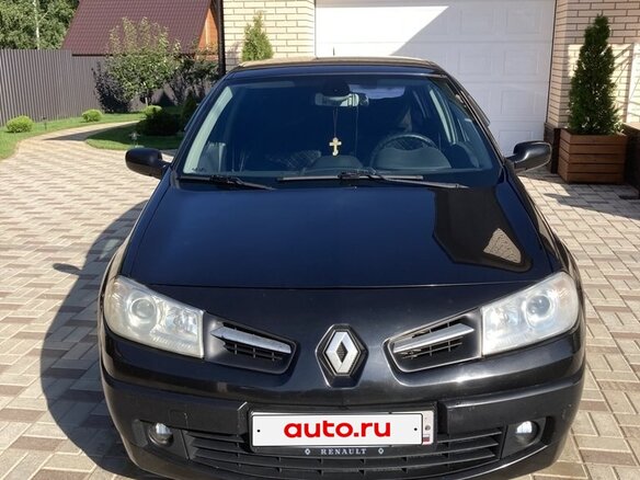 2008 Renault Megane II Рестайлинг, чёрный, 560000 рублей - вид 2