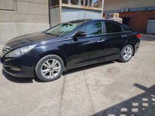 2010 Hyundai Sonata VI (YF), чёрный, 1150000 рублей, вид 5