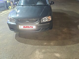 2004 Hyundai Accent ТагАЗ II, серый, 320000 рублей, вид 2