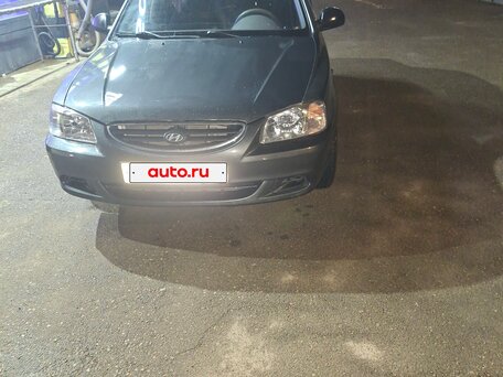 2004 Hyundai Accent ТагАЗ II, серый, 270000 рублей, вид 2