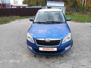 2013 Skoda Fabia II Рестайлинг, синий, 625000 рублей, вид 1