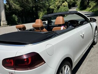 2012 Volkswagen Golf VI, белый, 1600000 рублей, вид 5