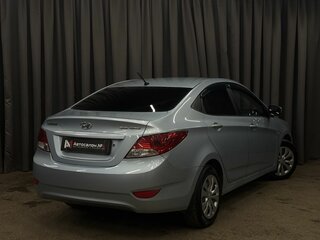 2012 Hyundai Solaris I, голубой, 679999 рублей, вид 4