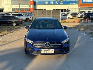 2023 Mercedes-Benz A-Класс 180 Long IV (W177) Рестайлинг, синий, 1510000 рублей, вид 3
