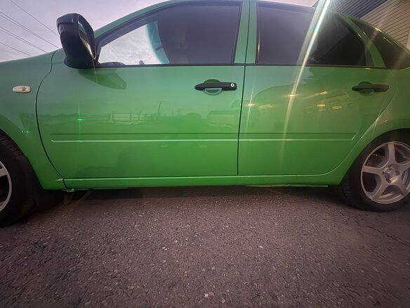 2013 Lada (ВАЗ) Granta I, зелёный - вид 7