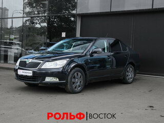 2011 Skoda Octavia II (A5) Рестайлинг, чёрный, 680000 рублей, вид 1