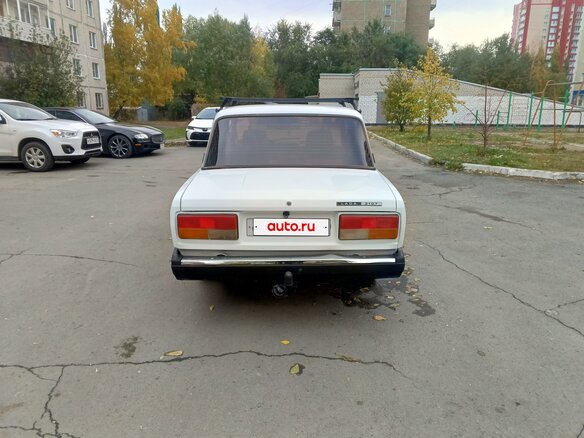 2008 Lada (ВАЗ) 2107, белый, 160000 рублей - вид 3