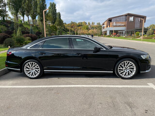 2022 Audi A8 Long 55 TFSI IV (D5), чёрный, 6900000 рублей, вид 4