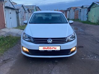 2016 Volkswagen Polo V Рестайлинг, белый, 745000 рублей, вид 2