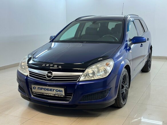 2007 Opel Astra H, синий, 499000 рублей