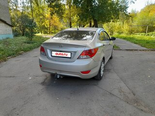 2011 Hyundai Solaris I, бежевый, 490000 рублей, вид 3