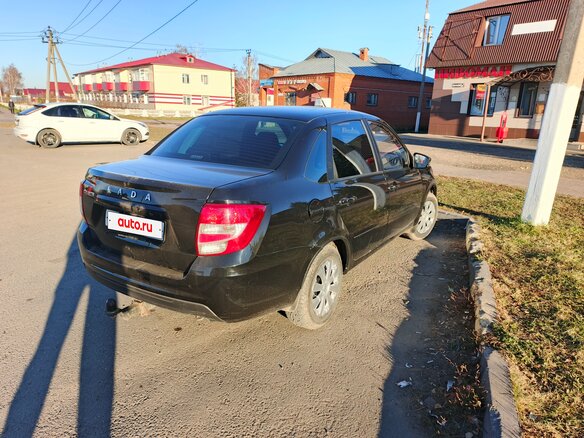 2023 Lada (ВАЗ) Granta I Рестайлинг, чёрный, 600000 рублей - вид 2