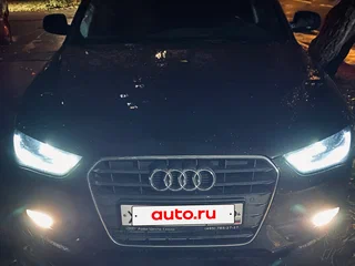 2013 Audi A4 IV (B8) Рестайлинг, чёрный, 950000 рублей, вид 2